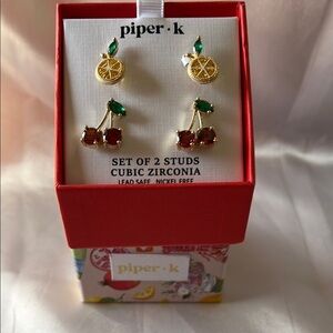Piper K | Cherry & Lemon 🍒🍋 Earrings